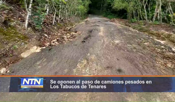 Se oponen al paso de camiones pesados en Los Tabucos de Tenares