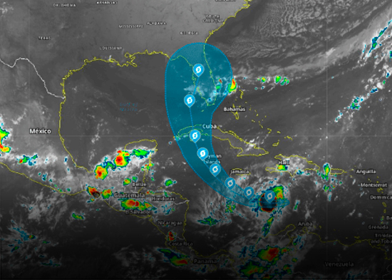 Se intensifica la nueva tormenta tropical Ian: se manifestará en el país con aguaceros