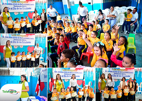 Celebran del Día del Estudiante en el Colegio Los Amiguitos SFM