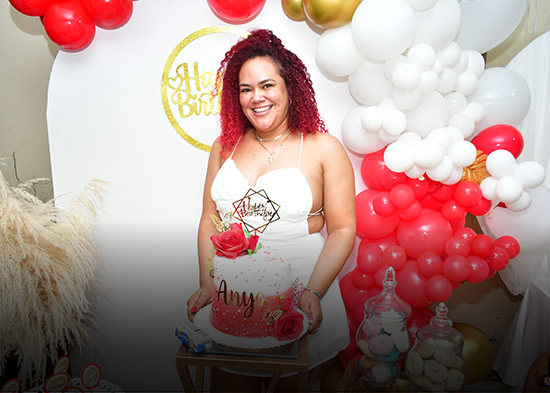 Celebran cumpleaños de Anyolina Ventura