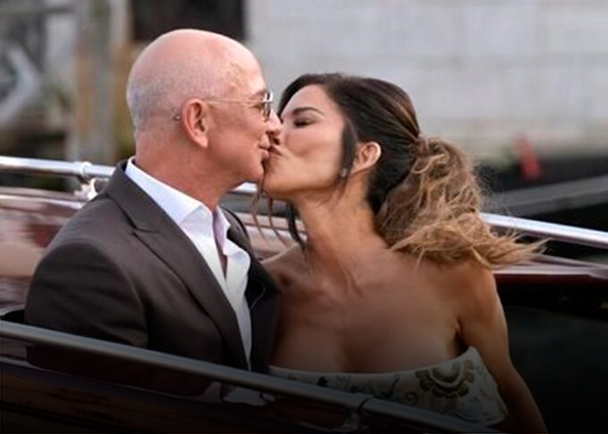 Italia asegura boda de Bezos y Lauren en Venecia puede valer 957 millones de euros