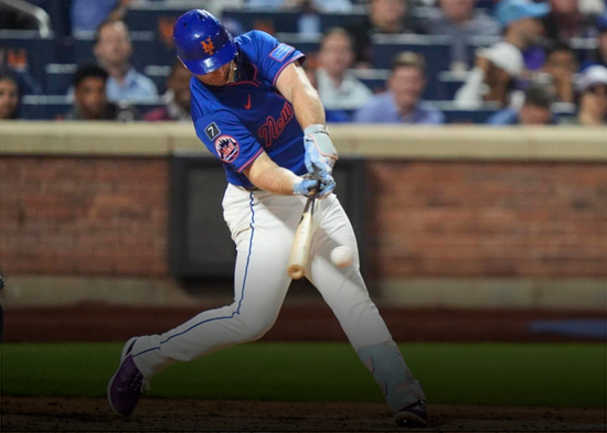 Con hits de Pete Alonso y el trabajo de 5 lanzadores, Mets blanquean Bravos de Atlanta