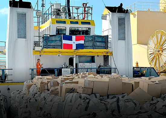 La RD concluye entrega de ayuda humanitaria a Jamaica y Cuba