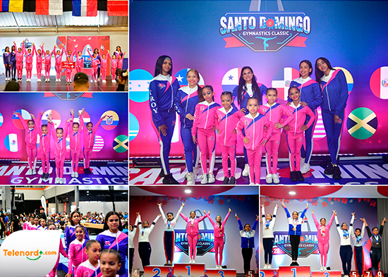 Troy Gymnastics Academy deja huellas en la competencia internacional Santo Domingo Classic 2025