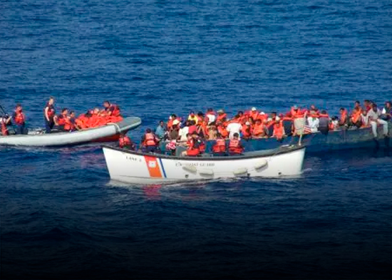 Interceptan una embarcación con 169 migrantes haitianos en las Islas Turcas y Caicos