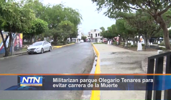 Militarizan parque Olegario Tenares para evitar carrera de la Muerte