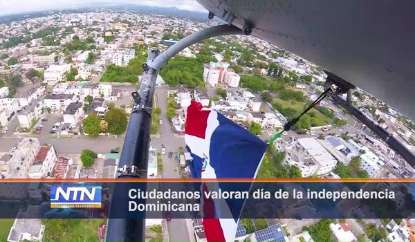 Ciudadanos valoran día de la independencia Dominicana