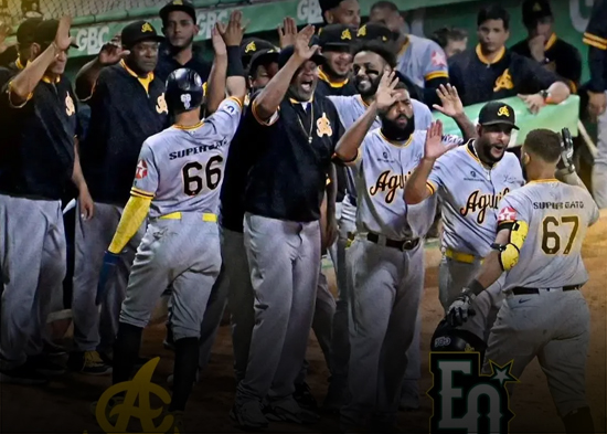 Aguilas Cibaeñas clasifican al Round Robin tras vencer a las Estrellas Orientales 8-6