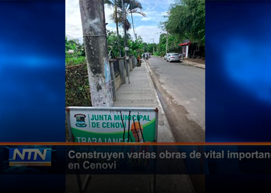 Construyen varias obras de vital importancia en Cenovi