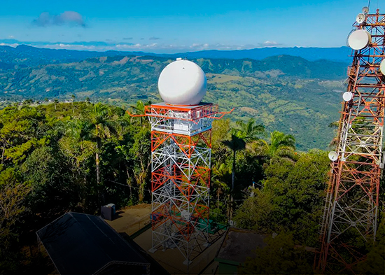 IDAC inaugura radar meteorológico en Loma Isabel de Torres