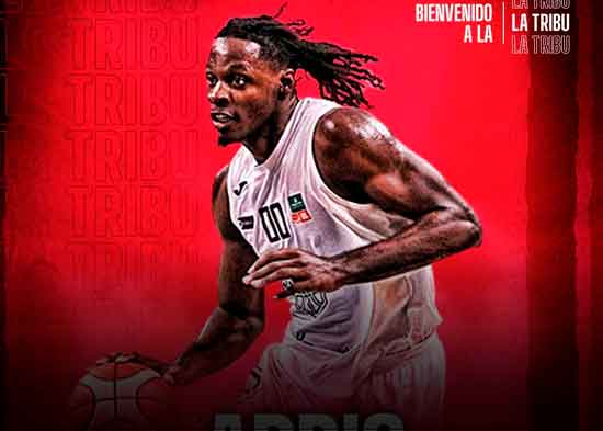 Los Indios contratan a Adrio Bailey como nuevo jugador importado  Ya se encuentra en el país y listo para debutar esta tarde