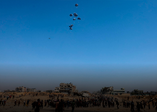 Bélgica se suma a los lanzamientos de ayuda humanitaria en Gaza