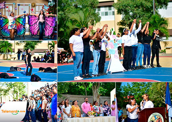 Politécnico Vicente Aquilino Santos conmemora día de la eliminación de la violencia contra la mujer