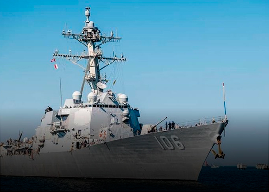 Buques de guerra de Estados Unidos arriban a la capital de Haití