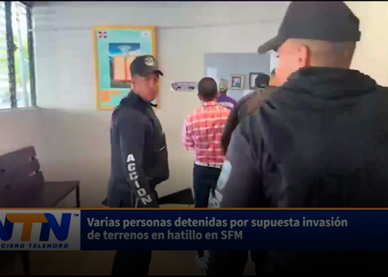 Varias personas detenidas por supuesta invasión de terrenos en hatillo en SFM