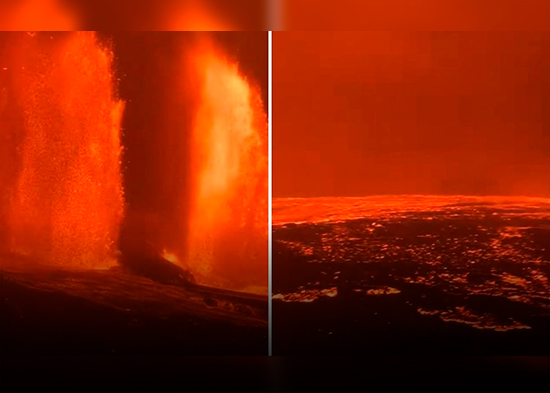 VIDEO: Erupción del volcán más activo de Hawái sorprende con impactante cortina de lava