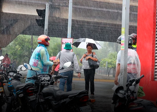 Lluvias dominarán las condiciones del tiempo por la incidencia de un sistema frontal