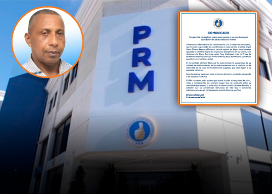 PRM suspende a regidor de Nigua tras acusación de agresión sexual contra una menor
