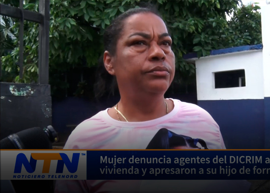 Mujer denuncia agentes del DICRIM allanaron su vivienda y apresaron a su hijo de forma inapropiada