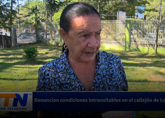 Denuncian condiciones intransitables en el callejón de Los López