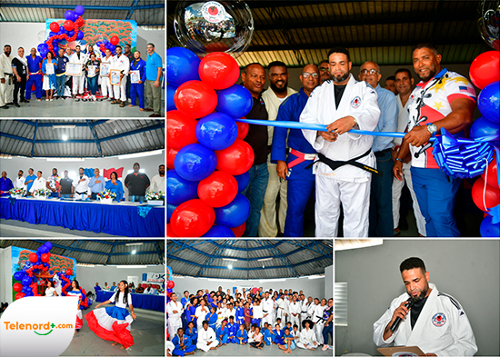 Reinauguran Academia de Judo Sergio Javer Then del sector Juan Alberto Espínola SFM