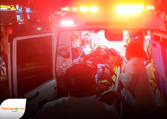 Accidente de tránsito en la avenida Libertad de SFM deja gravemente un Delivery