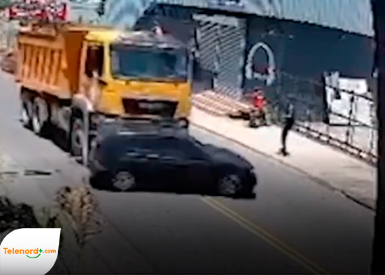 Camion impacta a un hombre y lo deja gravemente herido en la Bienvenido con Frank Grullon de SFM