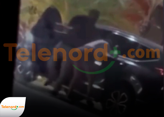 Cámaras captan momento de agresión a una mujer en SFM