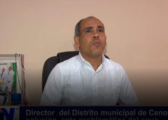 Director del Distrito municipal de Cenoví exige solución  ante problemática del agua