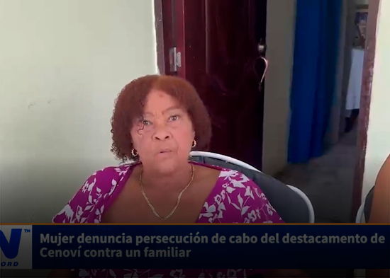 Mujer denuncia persecución de cabo del destacamento de Cenoví contra un familiar