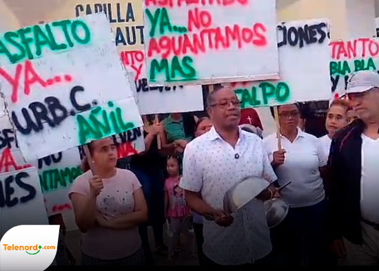 Demandan diversas problemáticas en la Urbanización Carmen Añil SFM