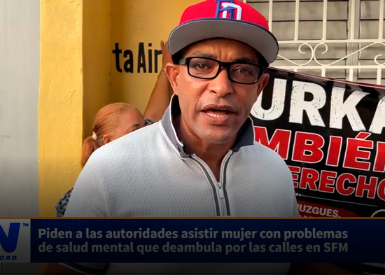 Piden a las autoridades asistir mujer con problemas de salud mental que deambula por las calles e