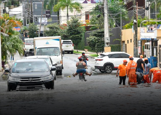 Vaguada sigue provocando lluvias este miércoles en República Dominicana