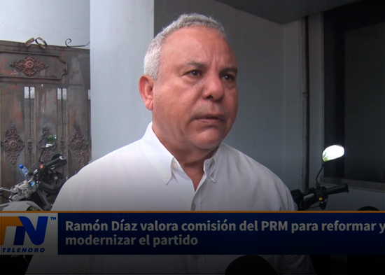 Ramón Díaz valora comisión del PRM para reformar y modernizar el partido