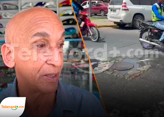 Cúmulo de aguas residuales en la avenida Libertad de SFM preocupa a ciudadanos