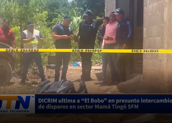 DICRIM ultima a “El Bobo” en presunto intercambio de disparos en sector Mamá Tingó SFM