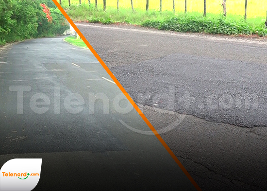 Realizan trabajos de bacheo en carretera SFM-Las Guáranas