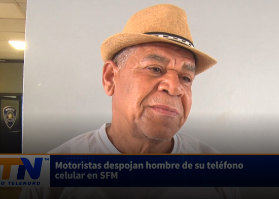 Motoristas despojan hombre de su teléfono celular en SFM