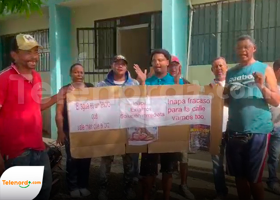 Reclaman a INAPA solución inmediata ante prolongada escasez de agua en el Barrio Las Flores